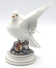 White Dove Vintage Porcelain Bisque Figurine Signed by Andrea Made In Japan picture