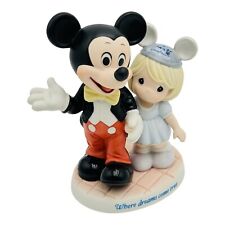 Disney Precious Moments Where Dreams Come True Figurine Mickey Mouse RARE picture