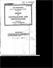 322 Page 1942 Articles On Cryptography & Cryptanalysis Signal Corps Manual on CD picture