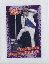 2011 Panini Justin Bieber Photo Cards Common Denominator Justin Bieber #56 04qn picture