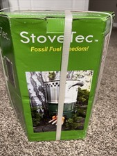 Stove Tec Deluxe Metal Wood & Biomass Fuel Cookstove Camping NEW & SEALED picture