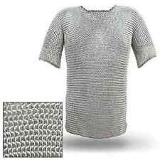 Aluminum Chainmail Medieval Armour Medium Size Butted Chain mail Armor picture