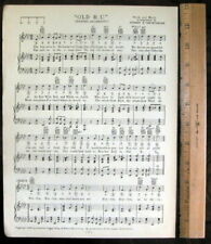 BOSTON UNIVERSITY Original Vintage Song Sheet c1929 