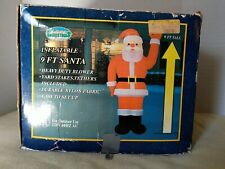 VINTAGE 9 ft  Santa Claus Christmas Inflatable TESTED WORKING picture