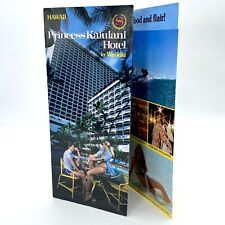1986 Princess Kaiulani Hotel Waikiki Sheraton Hawaii Vintage Travel Brochure picture