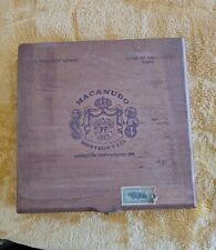 Cigar Box Wood Vintage Macanudo Duke of Wellington Cafe Empty Montego Y CIA picture