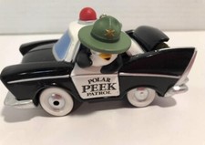 Hallmark Polar Peekbuster 2010 Keepsake Ornament Penguin Police Car Light Sound picture