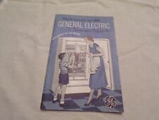 VTG How to Enjoy Your New 1951 General Electric Spacemaker Refrigerator  picture