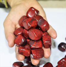 5 kg/11lb Tumbled Pebbles Stones Red Jasper Crystal Quartz Reiki Healing Energy picture