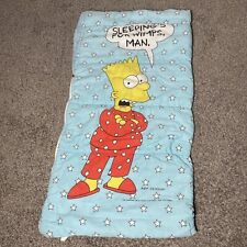 Vintage The Simpson's Sleeping Bag Bart 90s Homer Marge Lisa Sleep is for Wimps picture