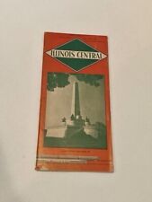 Vintage 1944 Illinois Central Railroad System Public Timetable WWII picture