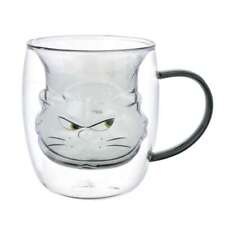 Cinderella Lucifer Mug Heat Resistant Glass Double Wall Drinkware Disney Store  picture
