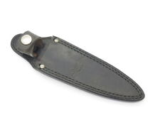Vintage Junglee Seki Japan Belt Clip Leather Fixed Blade Dagger Knife Sheath picture