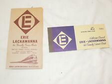 Erie Lackawanna RR Interline Family Plan Ticket booklet  FP-6 with outer jacket picture