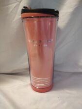 🔥 Starbucks 2007 Pink and Silver 16 oz Travel Coffee Tumbler (Lightly Used)  picture
