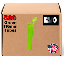 116MM Pre-Roll Tubes | Green | Container for King Size - 500 Box picture