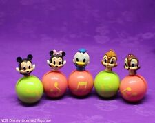 5 RARE Disney Mickey Mouse & Friends Figurine Tilting Doll Toy Roly Poly-YJ133  picture
