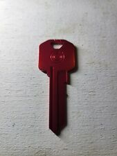 RED ALUMINUM - MinuteKey KW1 Kwikset Key Blank - RARE picture