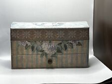 Bob's Boxes Antique Treasure Box Floral Swag Trinket Jewelry Keepsake Decor Box picture
