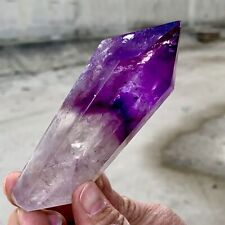 145G Natural Amethyst Quartz Crystal Single-End Terminated Wand Point Healing picture