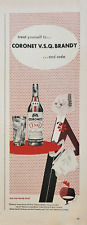 1944 Coronet VSO Brandy Vintage ad treat yourself picture