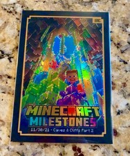 CAVES & CLIFFS 2025 PANINI MINECRAFT MILESTONES SPECIAL EDITION SE PART 2 SSP picture