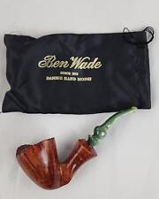 Ben Wade Martinique Estate Smoking Pipe w/ Carry Pouch - Handmade, Vintage picture