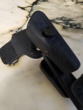 Vintage/Rare Safariland Holster Model 011, Basket Black, Lined, RH, OLD-BUT-NEW picture