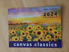 2024 Wall Calendar Landscape Paintings Alzheimers Association Canvas Classics picture