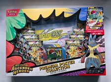 Pokemon Ascended Heroes Mega Evolution Mega Lucario Premium Poster Collection  picture