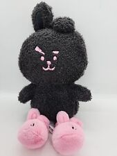 NEW BTS JUNGK00K BT21 Official Lucky Cooky Black Ed. Standing Plush Doll & Track picture