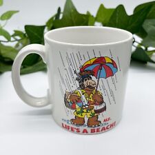 Vintage 1987 Alf Coffee Mug - Life's A Beach - Alien Productions - Russ - 80's  picture