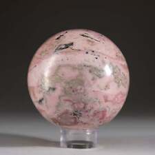 Polished Rhodonite Small Sphere from Peru (1.3 lbs) picture