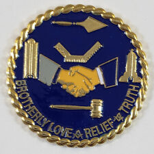 Masonic Handshake Large Lapel Pin Mason (SCA-2025) Freemason picture
