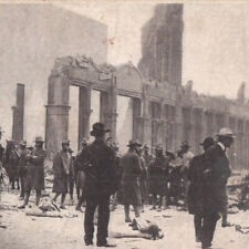 1906 San Francisco Earthquake Destruction Martial Law Postcard California picture