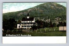 No Woodstock NH-New Hampshire, Mountain Park, Antique, Vintage Souvenir Postcard picture