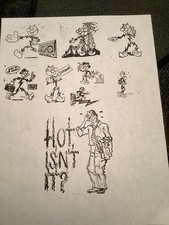 REDDY KILOWATT 1950s Advertising  Printing Blocks Collection picture