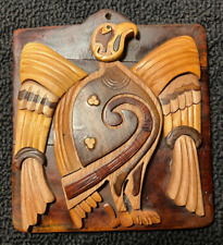 Islandcraft Celtic Carving Bird Knotwork Wood Wall Art Plaque : Discontinued picture