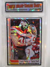 2023 Travis Kelce & Taylor Swift Cracked Ice Sport-Toonz Cartoon ACEO  sxz rc picture