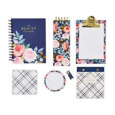 Pen+Gear Stationery Gift Sets, Navy Floral, Ruled Paper, Journal, Notepad.. picture