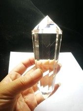 Real Tibetan Himalayan High Altitude Water Clear 12 Sided Phantom Crystal Point picture