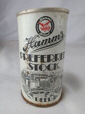 Hamm's Preferred Stock Beer Straight Steel Pull Tab Beer Can St. Paul MINN EMPTY picture