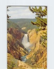 Postcard Lower Falls and Grand Canyon Yellowstone National Park Wyoming USA picture