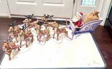 Memory Lane  SANTA'S SLEIGH Rudolph The Red-Nosed Reindeer. Unboxed picture