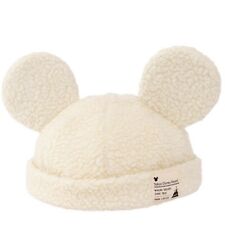 Japan Tokyo Disney Resort Store Ears HeadBand Hat Fluffy White CAP park picture
