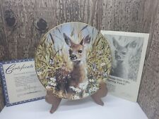 WS George Our Woodland Friends A Jump Into Life Spring Fawn Brenders Plate 1991 picture