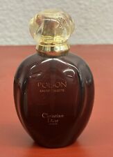Vintage Poison Eau De Toilette Christian Dior 1.7 fl oz Pre Owned 1/3 FULL picture