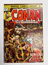Conan The Barbarian #24 1st Full App Red Sonja Marvel Comics 1972 VF picture