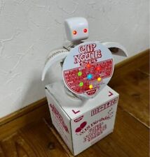 NISSIN CUP NOODLE ROBO Robot TIMER Action Figure Toy sound talking picture