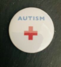 3X AUTISM AWARE PIN BADGES 25MM picture